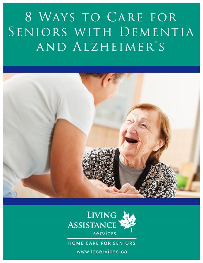 8 Ways to Care for Seniors with Dementia and Alzheimer's PDF cover