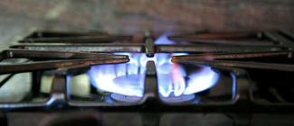 Gas stove element